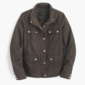 J.Crew Downtown Field Jacket in Mossy Brown